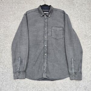 32 Bar Blues rugged canvas mens XL long sleeve button down